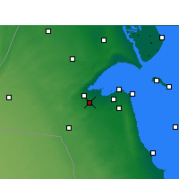 Nearby Forecast Locations - Sulaibiya - Kaart