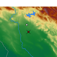 Nearby Forecast Locations - Safi-Abad Dez. - Kaart
