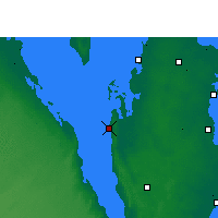 Nearby Forecast Locations - Dukhan - Kaart