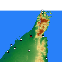 Nearby Forecast Locations - Ras al-Khaimah - Kaart