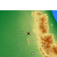 Nearby Forecast Locations - Al Buraimi - Kaart