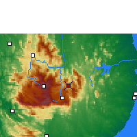 Nearby Forecast Locations - Badulla - Kaart