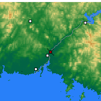 Nearby Forecast Locations - Sinuiju - Kaart