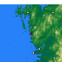 Nearby Forecast Locations - Boryeong - Kaart