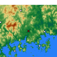 Nearby Forecast Locations - Jinju - Kaart