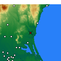 Nearby Forecast Locations - Mito - Kaart