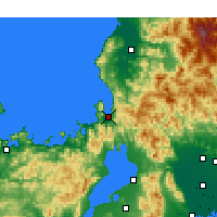 Nearby Forecast Locations - Tsuruga - Kaart