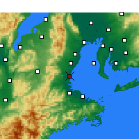 Nearby Forecast Locations - Tsu - Kaart