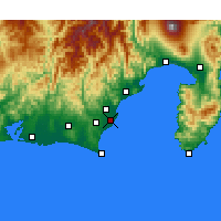 Nearby Forecast Locations - Yaizu - Kaart