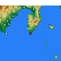 Nearby Forecast Locations - Irozaki - Kaart