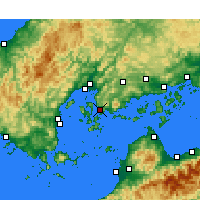 Nearby Forecast Locations - Kure - Kaart