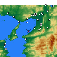Nearby Forecast Locations - Kansai - Kaart