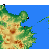 Nearby Forecast Locations - Ōita - Kaart