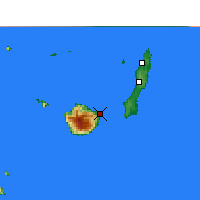 Nearby Forecast Locations - Yakushima - Kaart