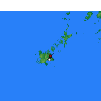 Nearby Forecast Locations - Fukue - Kaart