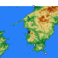 Nearby Forecast Locations - Uwajima - Kaart
