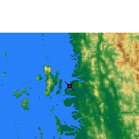 Nearby Forecast Locations - Myeik - Kaart