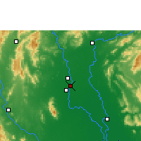 Nearby Forecast Locations - Si Samrong Agromet - Kaart