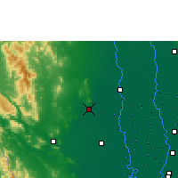 Nearby Forecast Locations - U Thong Agromet - Kaart