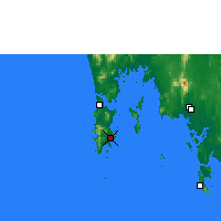 Nearby Forecast Locations - Phuket - Kaart