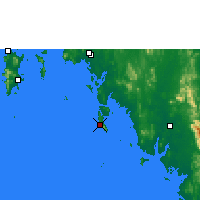 Nearby Forecast Locations - Ko Lanta - Kaart