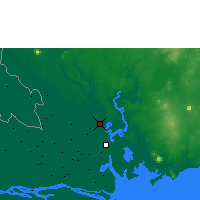 Nearby Forecast Locations - Ho Chi Minhstad - Kaart