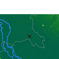 Nearby Forecast Locations - Svay Rieng - Kaart