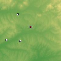 Nearby Forecast Locations - Bei'an - Kaart