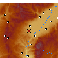 Nearby Forecast Locations - Xiaoyi - Kaart