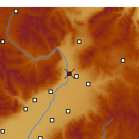 Nearby Forecast Locations - Taiyuan - Kaart