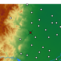 Nearby Forecast Locations - Shahe - Kaart
