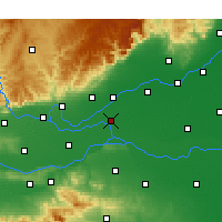 Nearby Forecast Locations - Wudou - Kaart