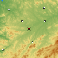 Nearby Forecast Locations - Meihekou - Kaart