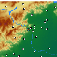 Nearby Forecast Locations - Mentougou-district - Kaart