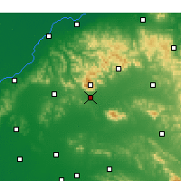 Nearby Forecast Locations - Tai'an - Kaart