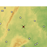 Nearby Forecast Locations - Ziyang - Kaart