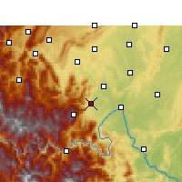 Nearby Forecast Locations - Emei Shan - Kaart