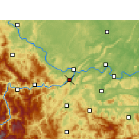 Nearby Forecast Locations - Yibin - Kaart