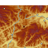 Nearby Forecast Locations - Ningqiang - Kaart