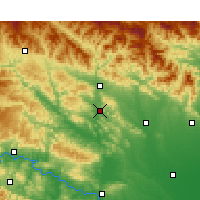Nearby Forecast Locations - Xichuan - Kaart
