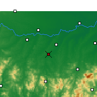 Nearby Forecast Locations - Guangshan - Kaart