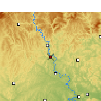 Nearby Forecast Locations - Langzhong - Kaart