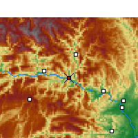 Nearby Forecast Locations - Zigui - Kaart