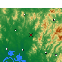 Nearby Forecast Locations - Macheng - Kaart