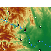 Nearby Forecast Locations - Yichang - Kaart