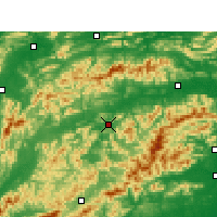Nearby Forecast Locations - Xiushui - Kaart