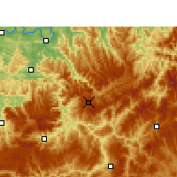 Nearby Forecast Locations - Xishui/GZH - Kaart