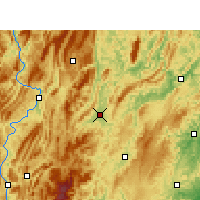 Nearby Forecast Locations - Xiushan - Kaart