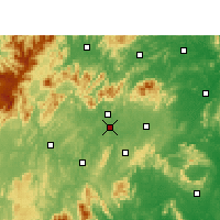 Nearby Forecast Locations - Shaoyang - Kaart