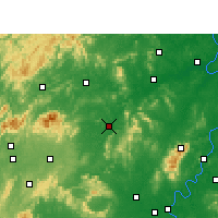 Nearby Forecast Locations - Shuangfeng - Kaart